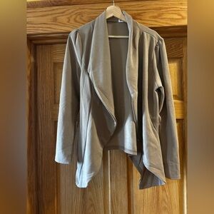 Doublju Women's Tan Open-Front Blazer